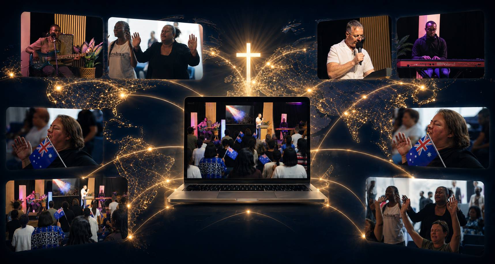 A believer participating in the Keep The Faith online campus